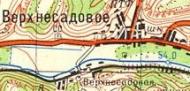 Топографічна карта Верхньосадового