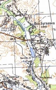 Topographic map of Velyka Bugayivka