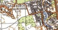Топографічна карта Петропавлівської Борщагівка