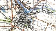 Topographic map of Myronivka