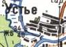 Топографічна карта Усті