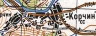 Топографічна карта Корчиного