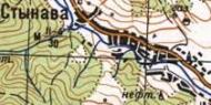 Топографічна карта Нижньої Стинавої