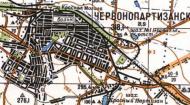Topographic map of Chervonopartyzansk