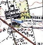 Топографічна карта Улянівки