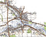 Топографічна карта Кривого Озера