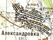 Topographic map of Oleksandrivka