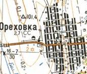 Topographic map of Orikhivka