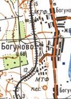 Топографічна карта - Богунове