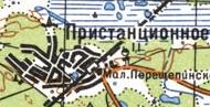 Топографічна карта Пристанційного