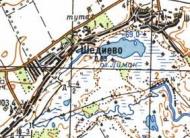 Топографічна карта Шедієвого