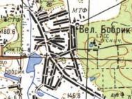Топографічна карта Великого Бобрика