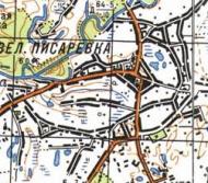 Topographic map of Velikaya Pisarevka