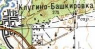 Topographic map of Klugyno-Bashkyrivka