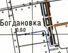 Topographic map of Bogdanivka
