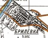 Topographic map of Brylivka