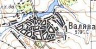 Топографічна карта Валяви