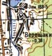 Топографічна карта Верещаків