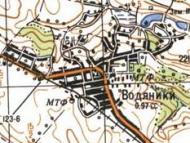 Топографічна карта Водяниок