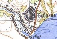 Топографічна карта Бобриці