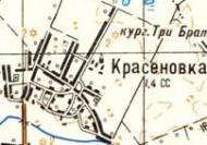 Topographic map of Krasenivka