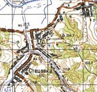 Топографічна карта Рацевого