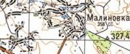 Topographic map of Malynivka
