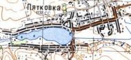 Topographic map of Pyatkivka
