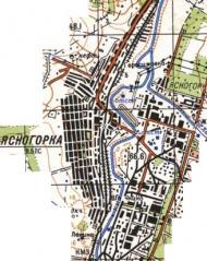 Topographic map of Jasnogirka