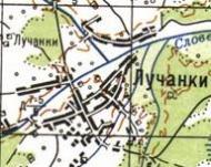 Топографічна карта Лучанок