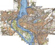 Топографічна карта Запоріжжя