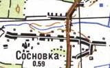 Топографічна карта Соснівки