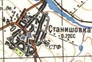 Топографічна карта Станишівки