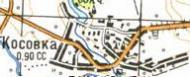 Топографічна карта Косівки