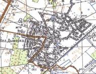 Топографічна карта Великої Димерки