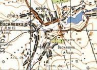 Топографічна карта Василівки
