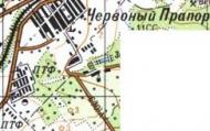 Топографічна карта Червоного Прапора
