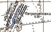 Топографічна карта Петропавлівки
