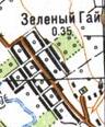 Топографічна карта Зеленого Гаю