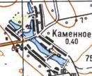 Топографічна карта Кам'яного