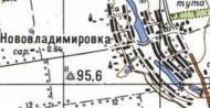 Топографічна карта Нововолодимирівки
