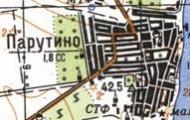 Топографічна карта Парутиного