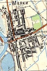 Топографічна карта Маяок
