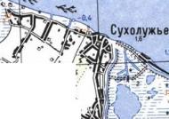 Топографічна карта Сухолужжя