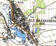 Топографічна карта Великої Михайлівки