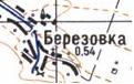 Топографічна карта Березівки