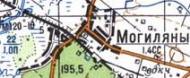 Топографічна карта Могилянів