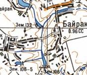 Топографічна карта Байрака