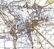 Топографічна карта Білопілля
