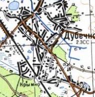 Топографічна карта Дубечного